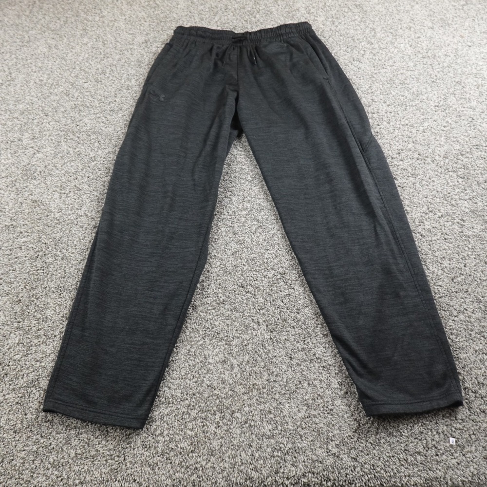 Under‎ Armour Pants Mens M Black Loose Baggy Drawstring Jogger Sweatpants Gym UA